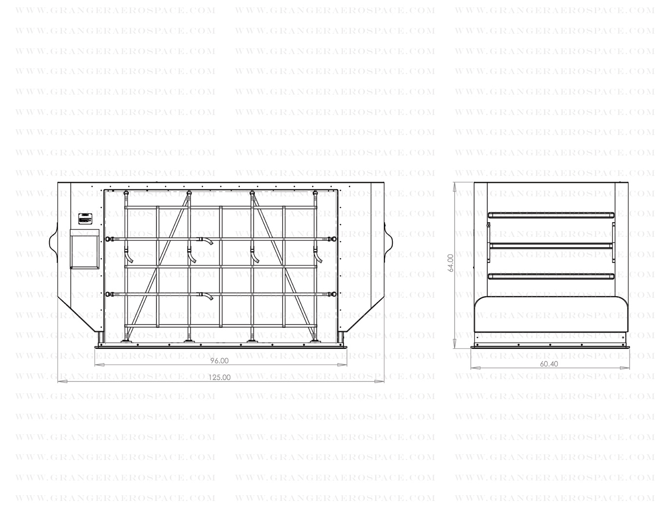LD 8 Dimensions, LD 8 Air Cargo Container Dimensions, DQF dimensions